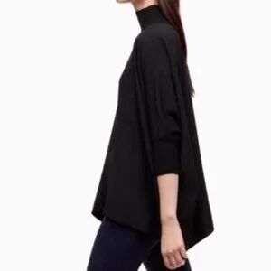 Babaton Aritzia Hamish short sleeve high neck drapey top small oversized
